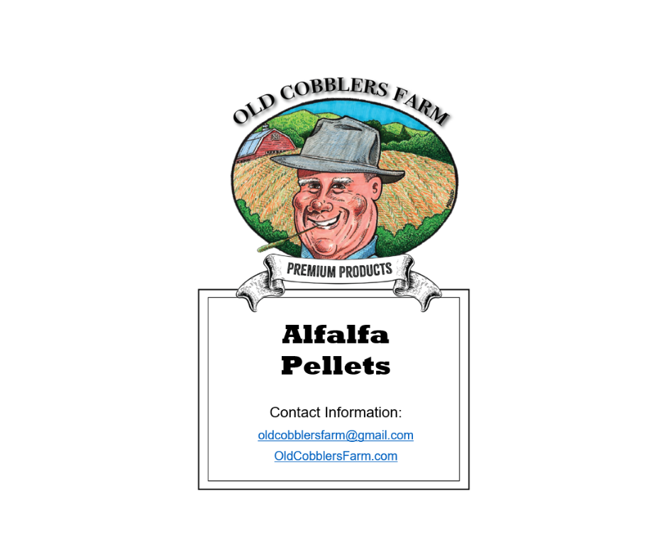 Alfalfa Pellets Animal Feed 10 lbs.  by Old Cobblers Farm