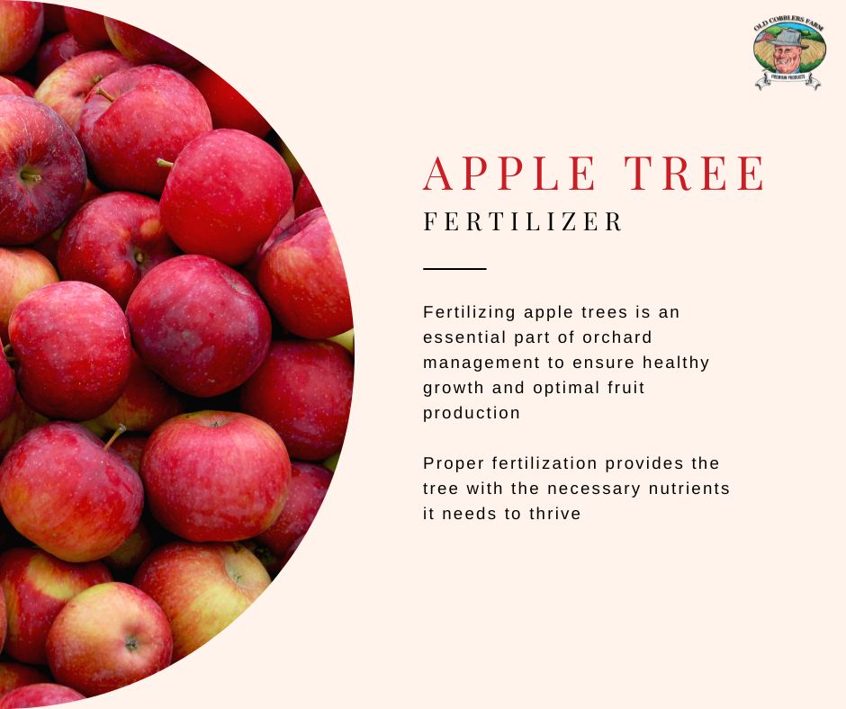 Apple Tree Fertilizer 15lbs by Old Cobblers Farm