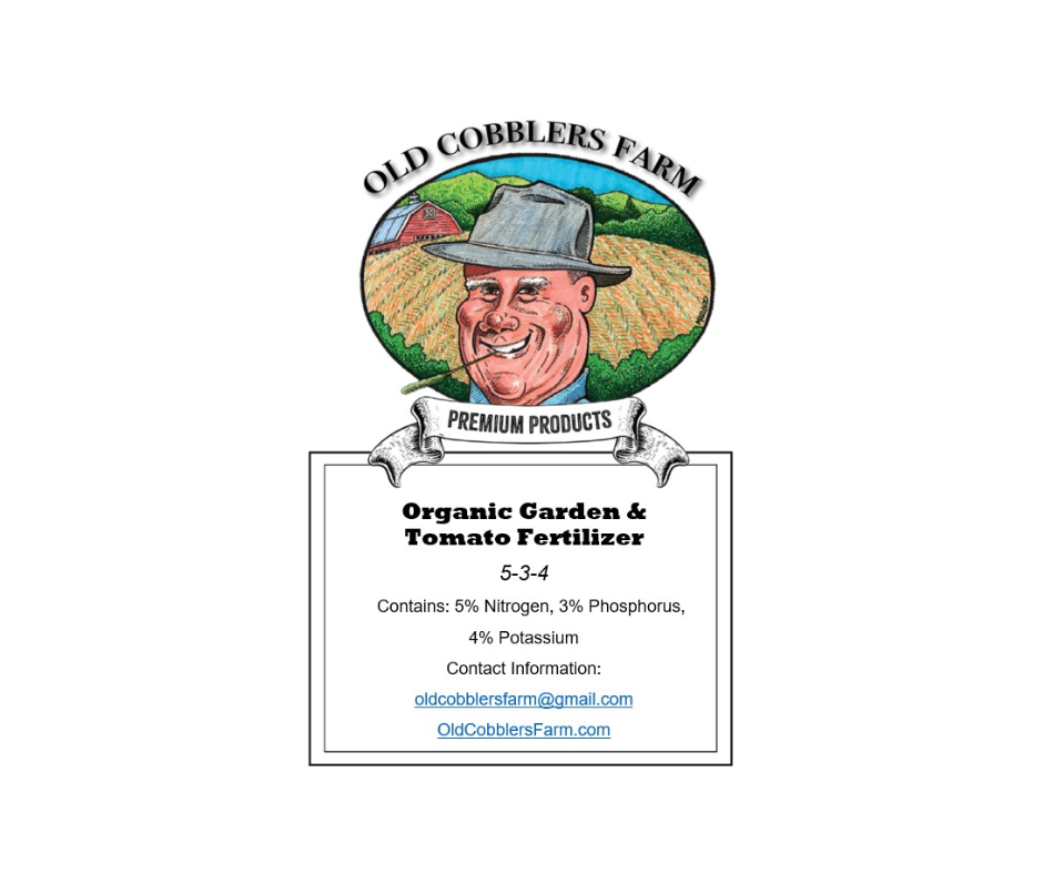 Organic Garden & Tomato Fertilizer 15 lbs. by Old Cobblers Farm