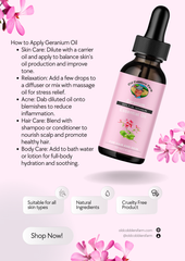 Geranium Essential Oil by Old Cobblers Farm