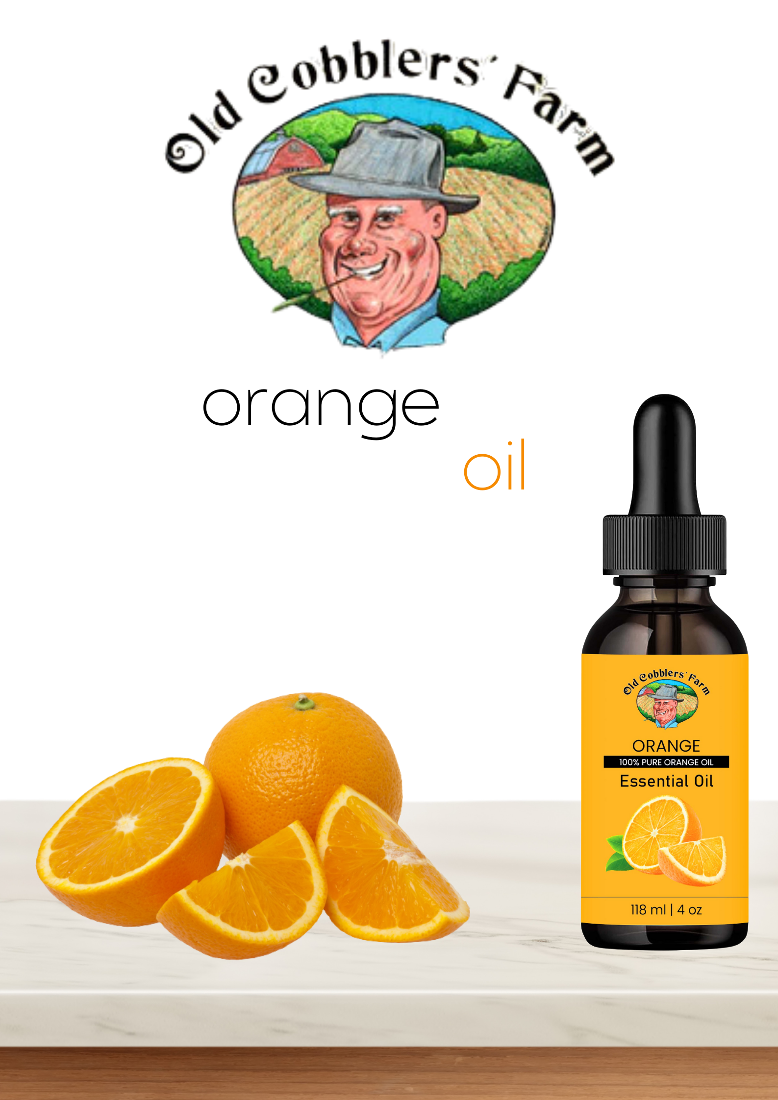 Orange Essential Oil By Old Cobblers Farm