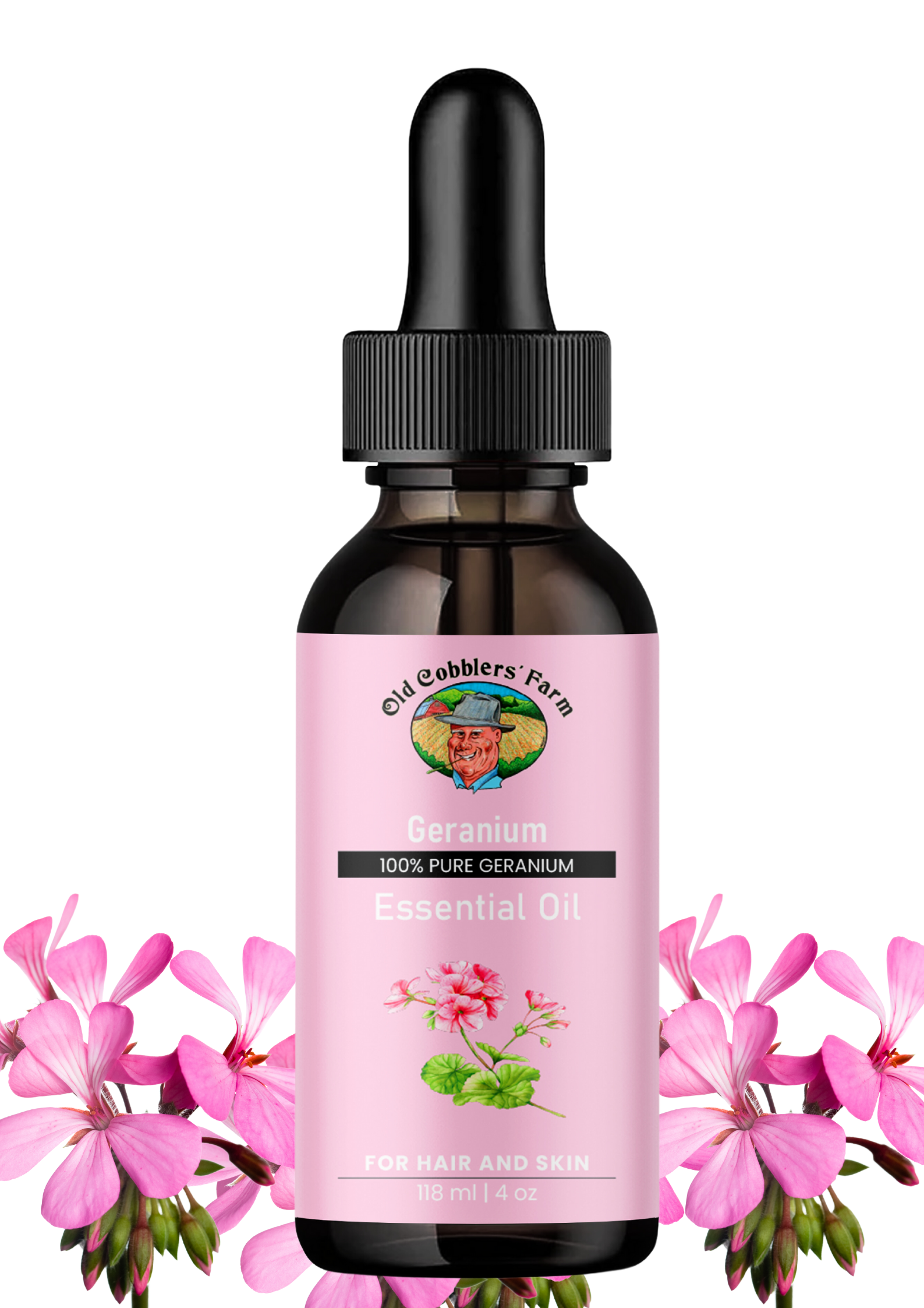 Geranium Essential Oil by Old Cobblers Farm