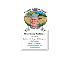 Strawberry Fertilizer by Old Cobblers Farm