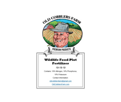 Whitetail Deer & Wildlife Food Plot Fertilizer by Old Cobblers Farm